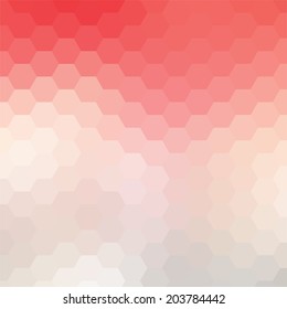 simple colorful background consisting of hexagons