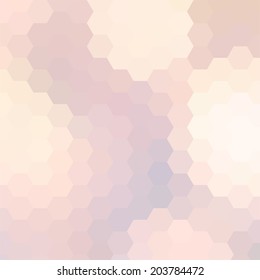 simple colorful background consisting of hexagons