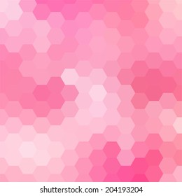simple colorful background consisting of hexagons