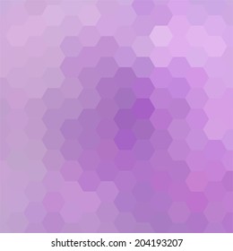 simple colorful background consisting of hexagons