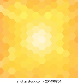 simple colorful background consisting of hexagons