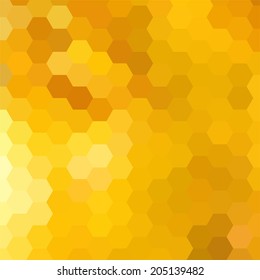 simple colorful background consisting of hexagons