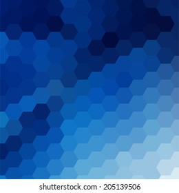 simple colorful background consisting of hexagons