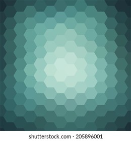 simple colorful background consisting of hexagons