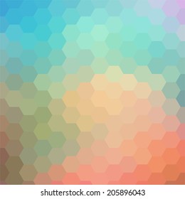 fondo simple y colorido formado por hexágonos