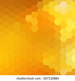 simple colorful background consisting of hexagons