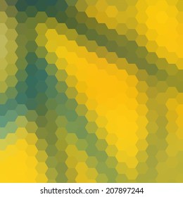 fondo simple y colorido formado por hexágonos