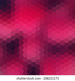 simple colorful background consisting of hexagons