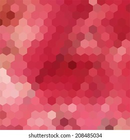 simple colorful background consisting of hexagons