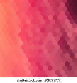 simple colorful background consisting of hexagons