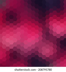 simple colorful background consisting of hexagons