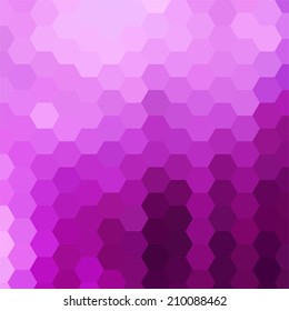 simple colorful background consisting of hexagons