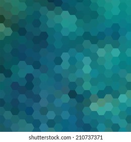 simple colorful background consisting of hexagons