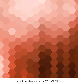 simple colorful background consisting of hexagons