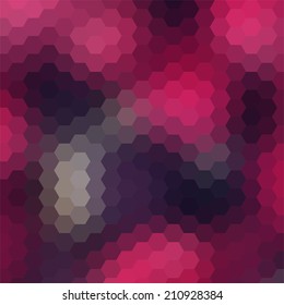 simple colorful background consisting of hexagons