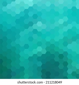 simple colorful background consisting of hexagons