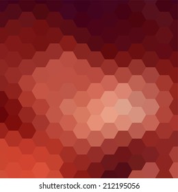 simple colorful background consisting of hexagons