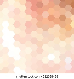 simple colorful background consisting of hexagons