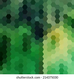simple colorful background consisting of hexagons