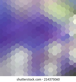 simple colorful background consisting of hexagons
