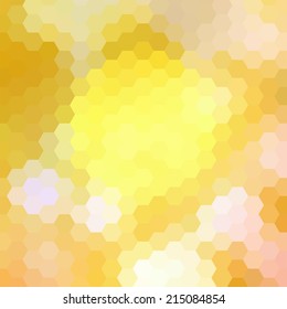 simple colorful background consisting of hexagons