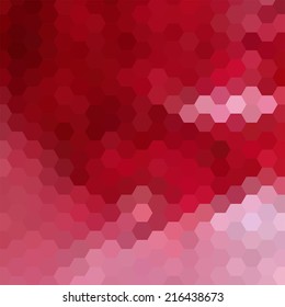 simple colorful background consisting of hexagons