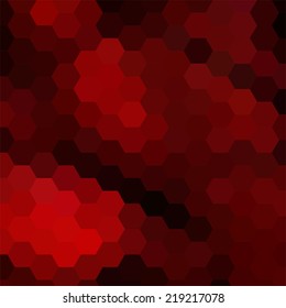simple colorful background consisting of hexagons