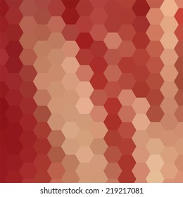 simple colorful background consisting of hexagons
