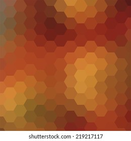simple colorful background consisting of hexagons