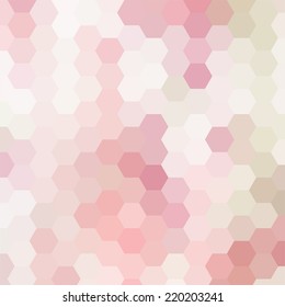 simple colorful background consisting of hexagons