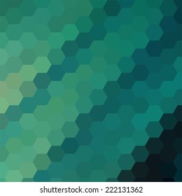 simple colorful background consisting of hexagons