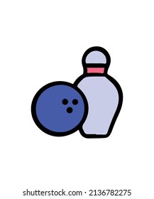 Simple and colorful carnaval themed illustration