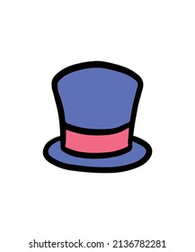 Simple and colorful carnaval themed illustration