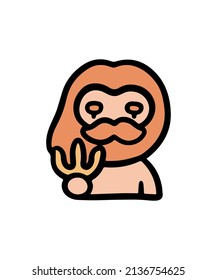 Simple and colorful character illustration