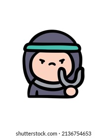 Ilustración de caracteres sencilla y colorida