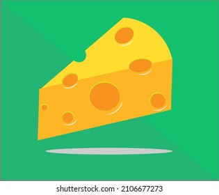 simple and colorful cheese vector design