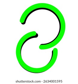 Design de logotipo de círculo simples e colorido