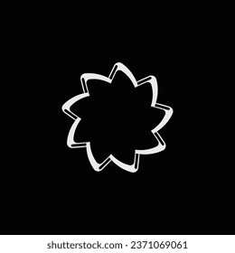 Simple colorful circle vector logo design  