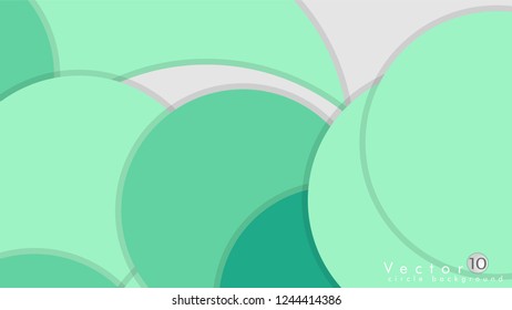 Simple and Colorful Circles Background , Design Vector - eps10