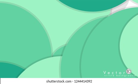 Simple and Colorful Circles Background , Design Vector - eps10