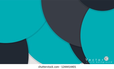 Simple and Colorful Circles Background , Design Vector - eps10