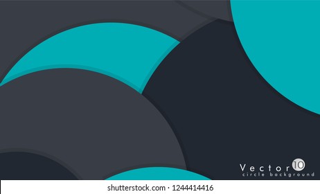 Simple and Colorful Circles Background , Design Vector - eps10