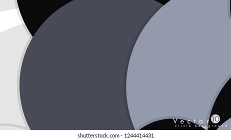 Simple and Colorful Circles Background , Design Vector - eps10