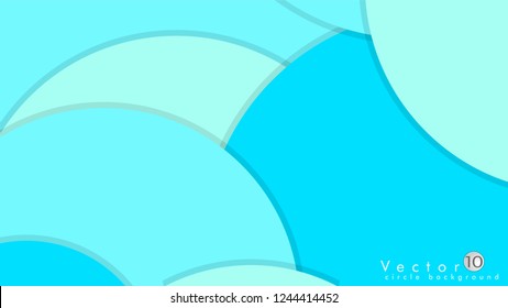 Simple and Colorful Circles Background , Design Vector - eps10