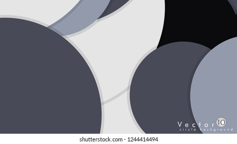Simple and Colorful Circles Background , Design Vector - eps10