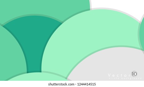 Simple and Colorful Circles Background , Design Vector - eps10
