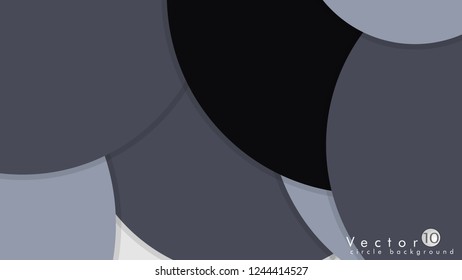 Simple and Colorful Circles Background , Design Vector - eps10