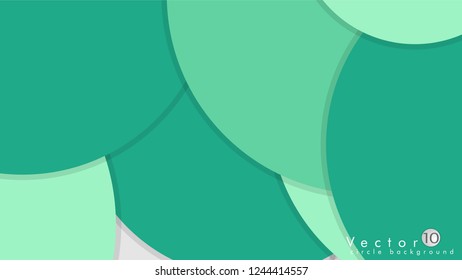 Simple and Colorful Circles Background , Design Vector - eps10