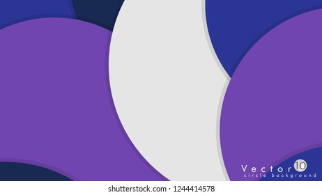 Simple and Colorful Circles Background , Design Vector - eps10