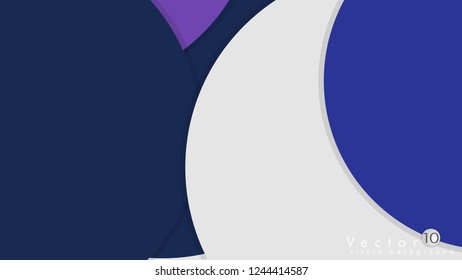 Simple and Colorful Circles Background , Design Vector - eps10